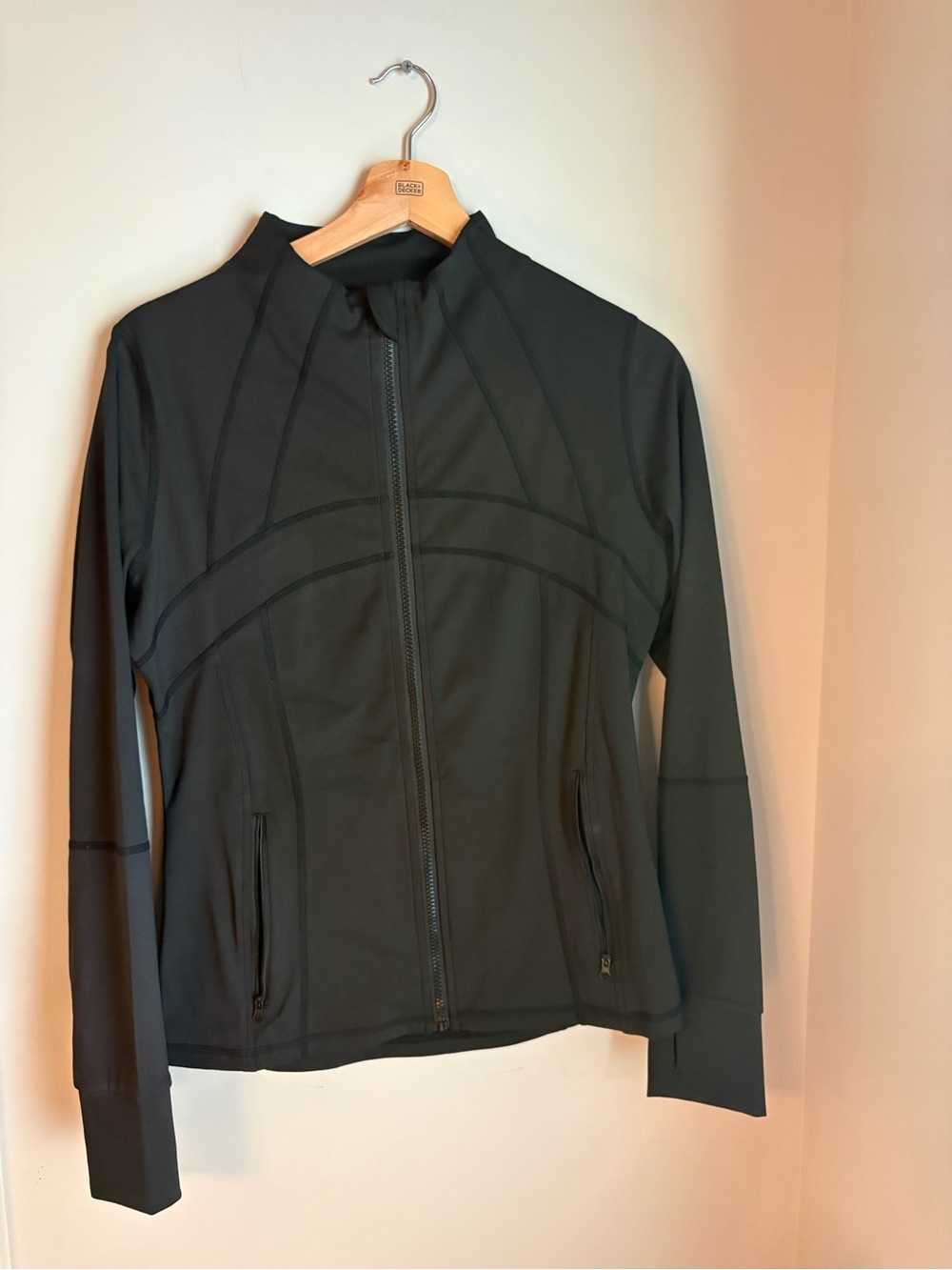 Women's Black Zip-Front Performance Jacket